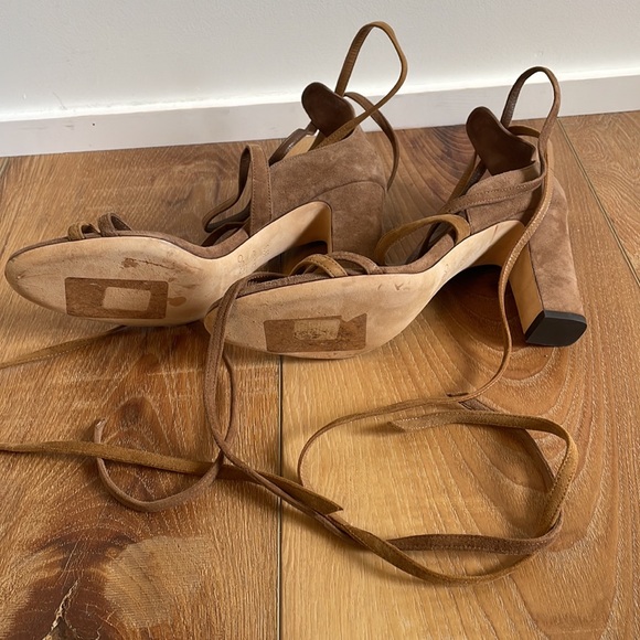 Jimmy Choo Flynn 85 Suede Wrap Heel - Picture 5 of 5